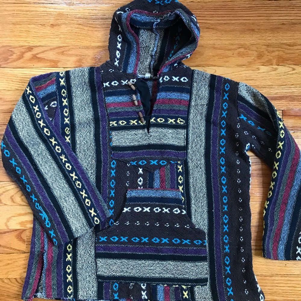 Vintage XO Ethnic Boho Poncho